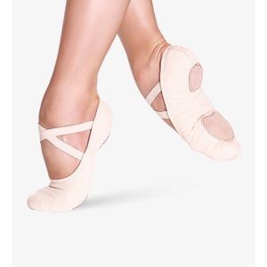 Sansha canvas ballet shoes, light pink, lightly used. Size 7.